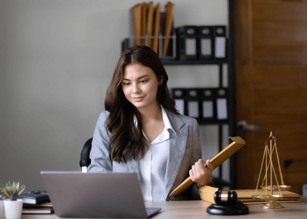 Lawyer using on Miami Beach court documents, ensuring accurate translation for legal proceedings with quality.