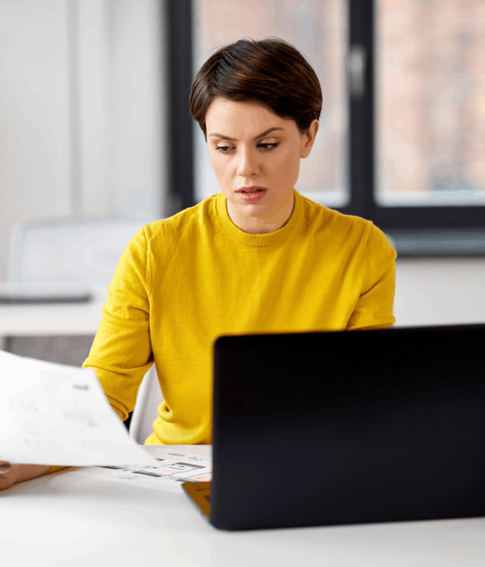 Client utilizing accurate translation services for personal documents like birth certificates and passports.