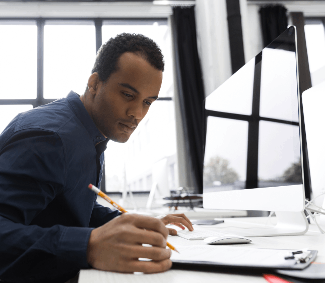 A user submits a document upload form to request a free estimate for certified Translation in Miami through a secure process.