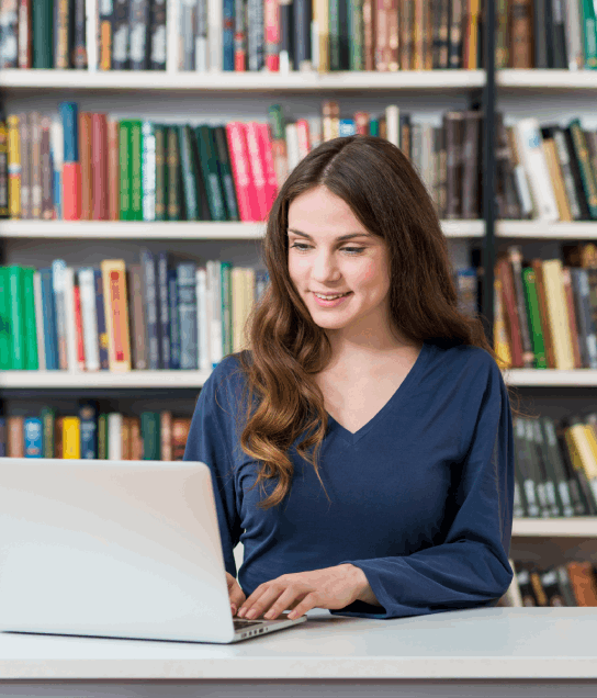 A student benefiting from academic document translation services in Florida, ensuring their Birth Certificates.