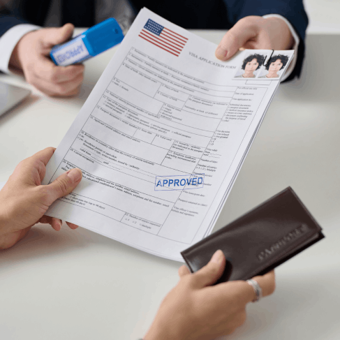 A certified English translation is attached to a Spanish birth certificate, showing Spanish Translation Services in Florida.