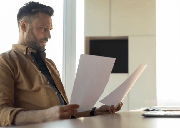 A client checks certified stamps on court filings, using Translation Services in Pembroke Pines for official acceptance.
