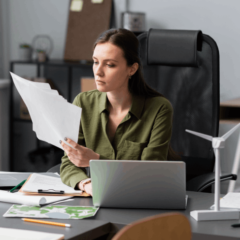 Customer choosing a certified translation team for reliable, accurate and legally compliant Birth Certificate translations.